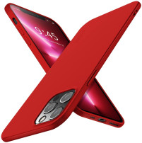 Луксозен силиконов гръб ТПУ ултра тънък МАТ за Apple iPhone 13 Pro червен 